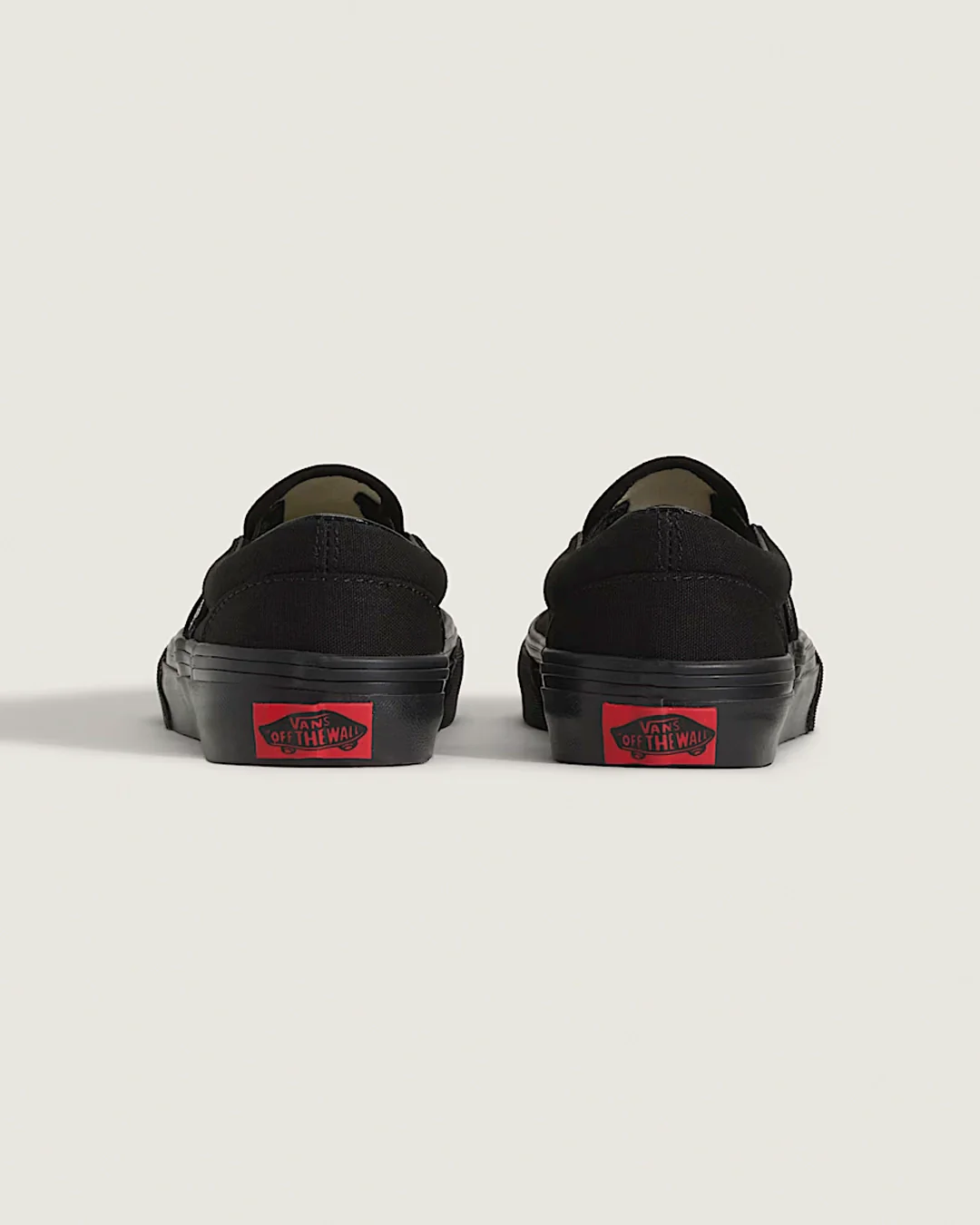Kids Classic Slip-On Shoes - Black/Black - Image 4