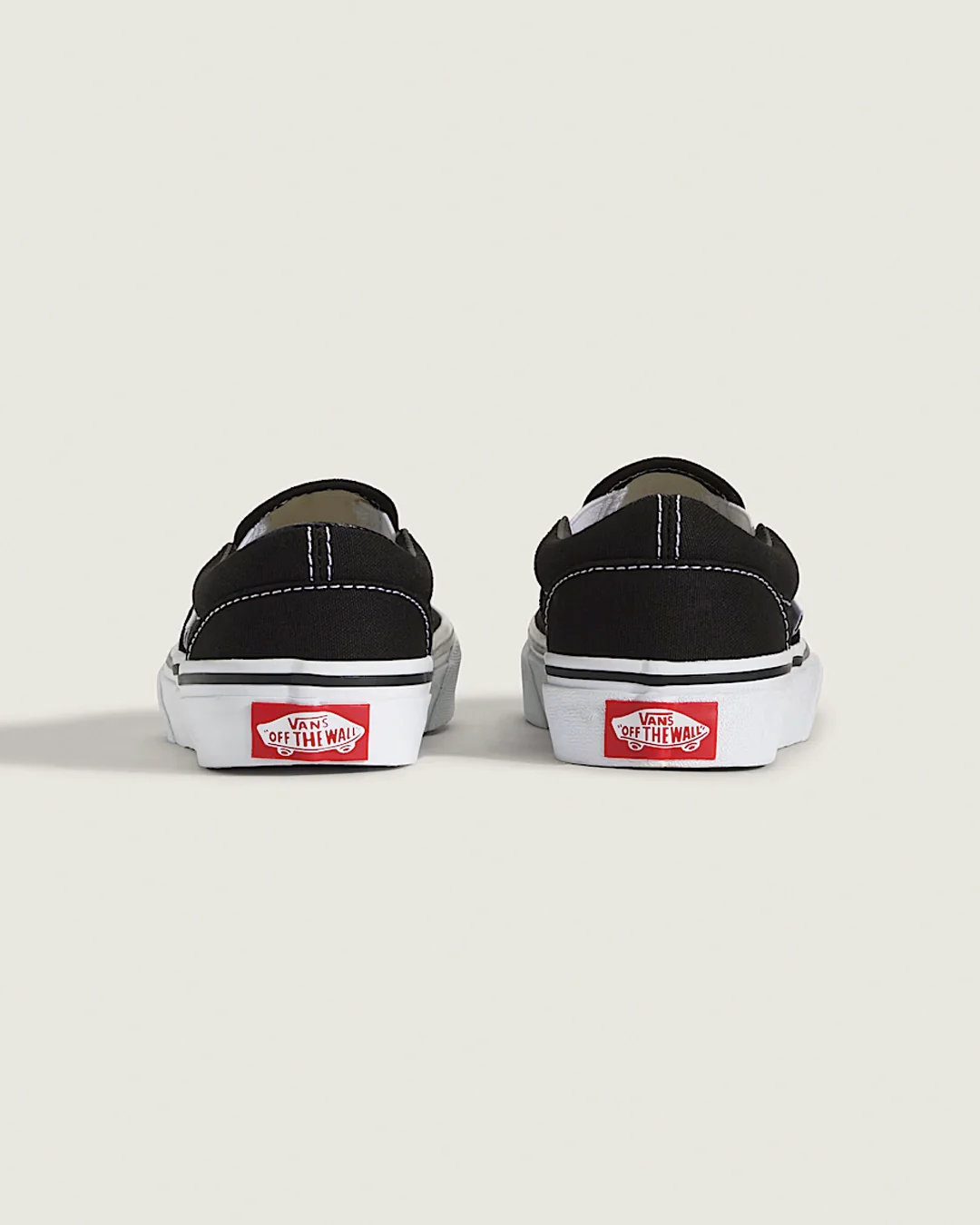 Kids Classic Slip-On Shoes - Black/True White - Image 4