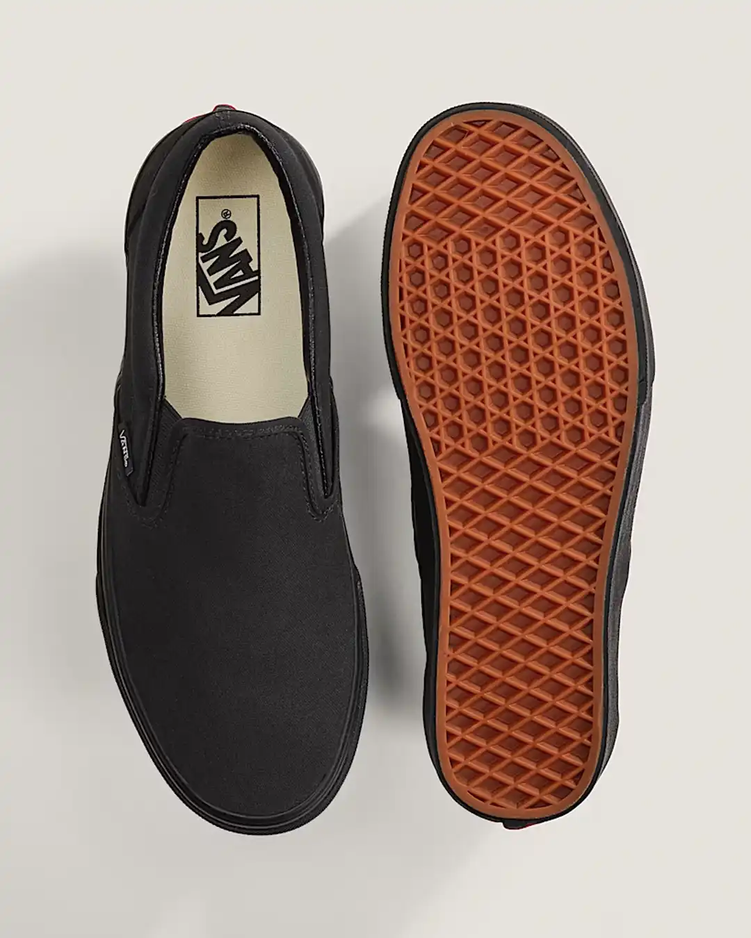 Classic Slip On Shoes - Black/Black - Image 3