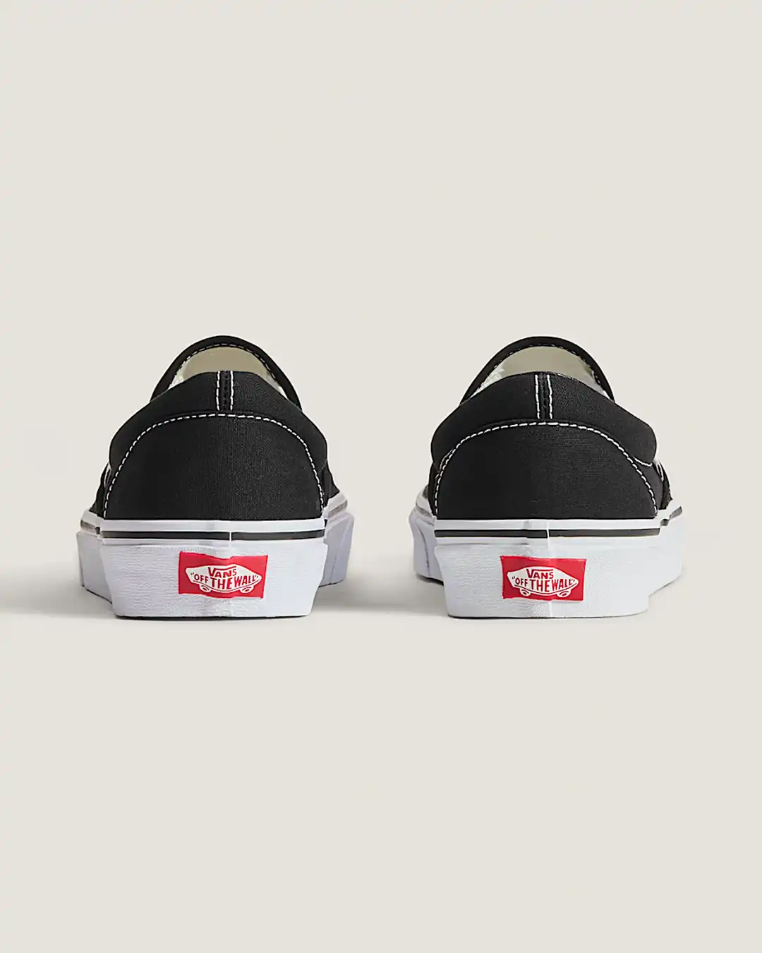 Classic Slip-On Shoes - Black - Image 4