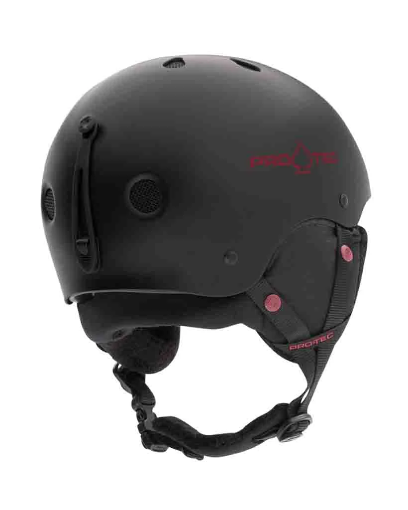 Classic Snow Winter Helmet - Matte Black - Image 3