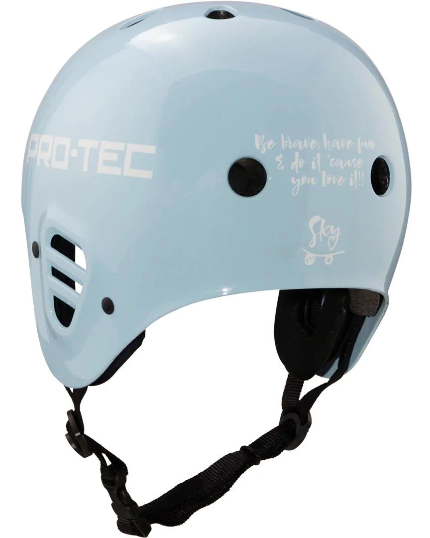 Full Cut (Certified) Sky Brown Helmet - Blue - Image 4